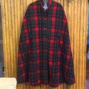 Vintage Pendleton 100% Virgin Wool Cape